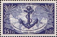 Fiftieth anniversary of the creation of the colonial troops