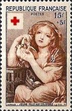 Young Girl with doves painted by Greuze J.B.