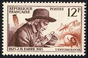 J. H. Fabre (1823-1915) entomologist