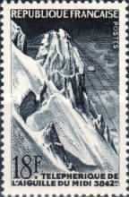 Chamonix: cable car of the Aiguille du Midi 3842m