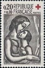 Woodcut of Rouault's Miserere "It would be so sweet to love"