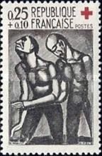 Woodcut of Rouault's Miserere. The blind has sometimes comfo