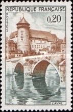 Laval Castle and Bridge Across the Mayenne