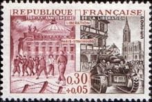 20th Anniversary of the Liberation. Liberation of Paris and