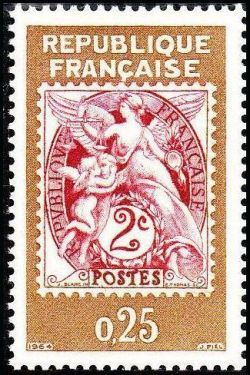 Philatec Paris 1964: Tribute to the type Mouchon