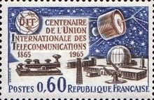 Pleumeur Bodou.Centenaire of the UIT 1865-1965