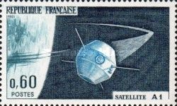 Into orbit of the first French satellite. A1 satellite