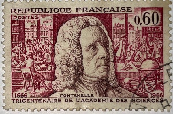 Tercentenary of the Academy of Sciences. Fontenelle