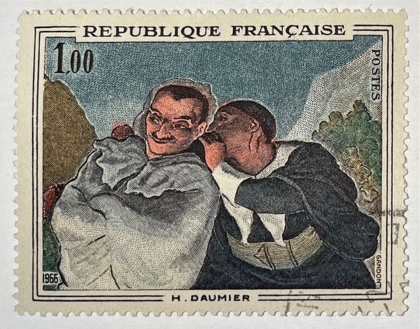 Honoré Daumier «Crispin and Scapin»