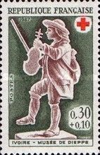 Ivory of Dieppe museum. fiddler