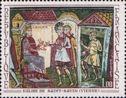 Fresco in the Abbey of St. Savin (Vienne)