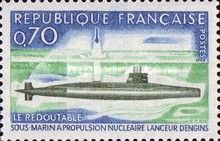 First French Nuclear Submarine "Le Redoutable"