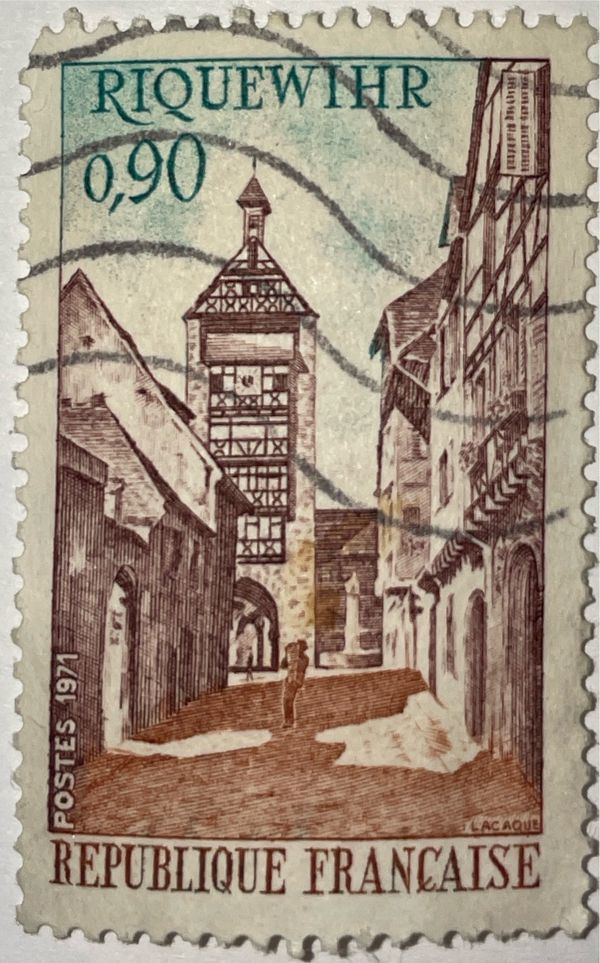 Gate-tower and Houses, Riquewihr