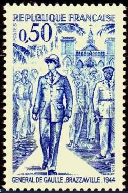 General de Gaulle in Brazzaville in 1944