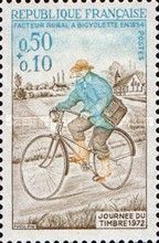 Rural Postman on a Bicycle in 1894