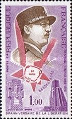 30th anniversary of the Liberation. General Koenig