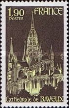 Bayeux Cathedral at night