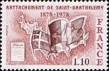 1878: Annexation of Saint Barthelemy