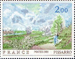 Camille Pissarro (1830-1903) "The path of the cabbage"