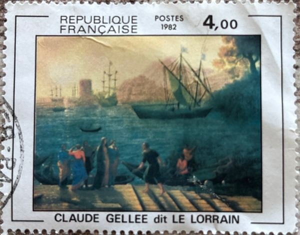 Claude Gellée said Le Lorrain "Boarding at Ostia"