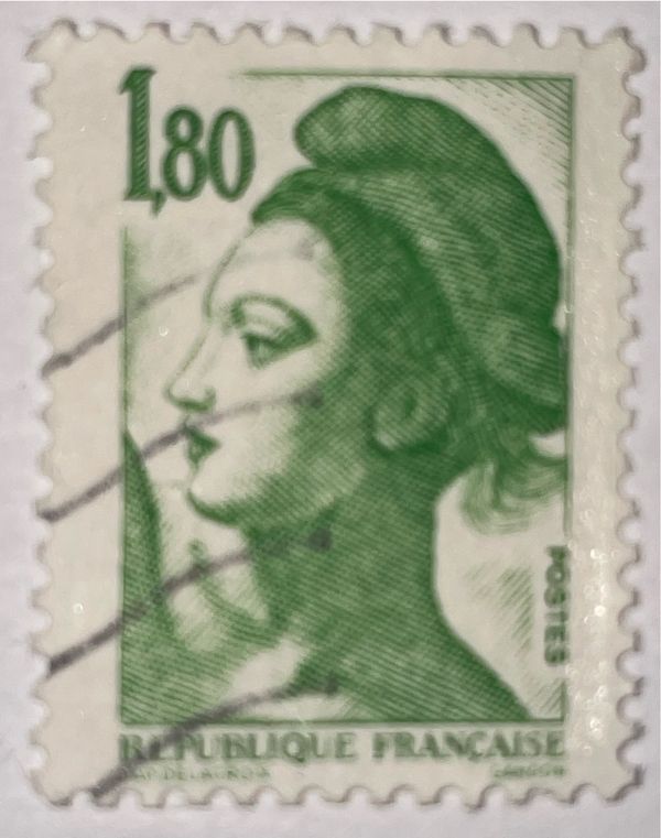 Liberty coil stamp