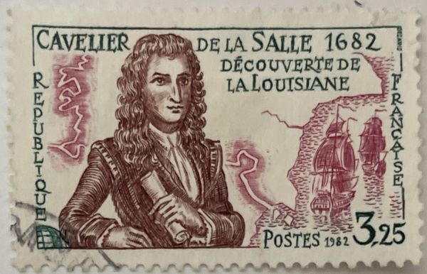 Cavelier de la Salle. Discovery of Louisiana - 1682