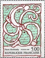 Work of Pierre Alechinsky