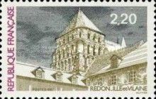 Redon: The central tower of the Abbey St. Sauveur (twelfth