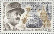 General Leclerc (1902-1947) - Paris-Strasbourg-Kufra