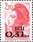 Liberty with Euro- value