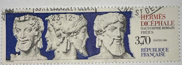 Hermes double-headed - Roman sculpture at Frejus