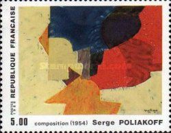 Serge Poliakoff (1906-1969) - composition (1954)