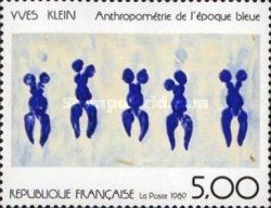Yves Klein (1928-1962) "Anthropometry of the blue period"