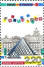 Panorama of Paris: the Louvre Pyramid