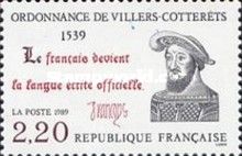 450th anniversary of the Ordinance of Villers-Cotterets