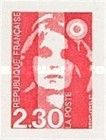 Marianne of Briat coil stamp