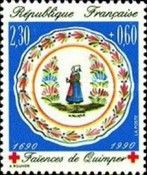 Faience de Quimper perf 12½ x 12¾