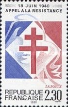 De Gaulle's Call for French Resistance, 50th anniversary