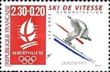 Olympic Games Speed ​​skiing - demo - Les Arcs