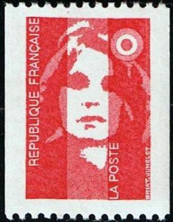 Marianne of Briat coil stamp