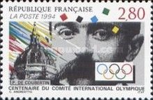 Centenary of International Olympic Committee-P. de Coubertin