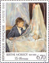 The Cradle (1872) by Berthe Morisot