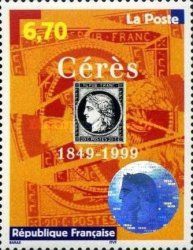 Sesquicentennial of the First Stamp the French Ceres black 1