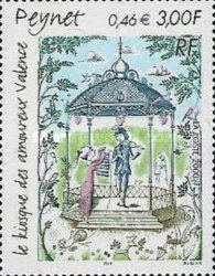 "The Kiosk of Lovers - Valence" by Peynet