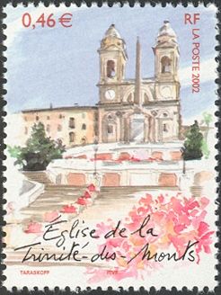 Rome -  The Church of the Trinity Mountains