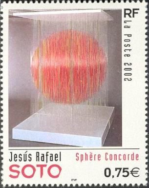 "Sphere Concorde" by Jesús Rafael Soto (1923-2005)
