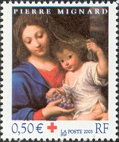 Pierre Mignard "Madonna of the cluster"