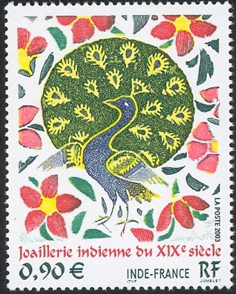 Peacock Motif (19th-century Indian Minakan)