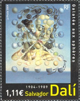 "Galatea of ​​the Spheres" by Salvador Dali (1904-1989)