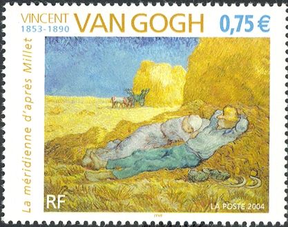 "The Meridian after Millet" by Vincent van Gogh